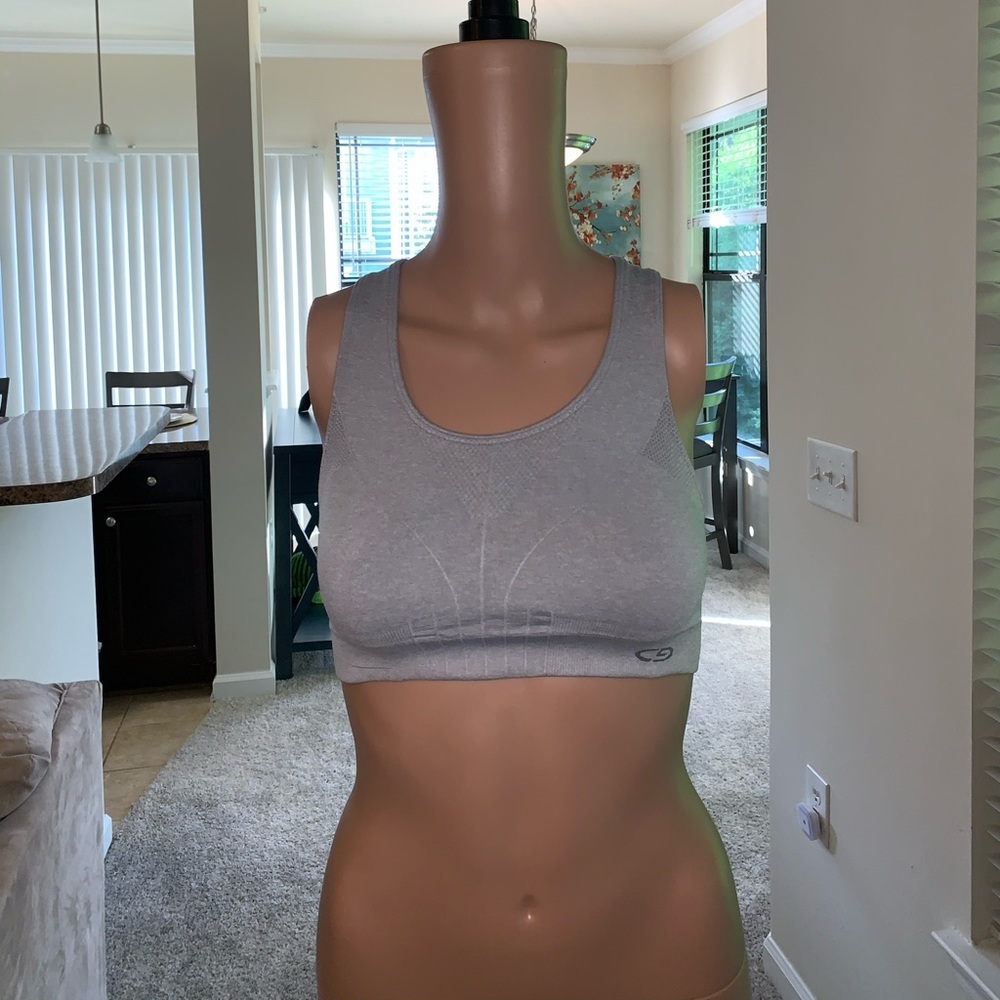 Champion Gray Sports bra size M